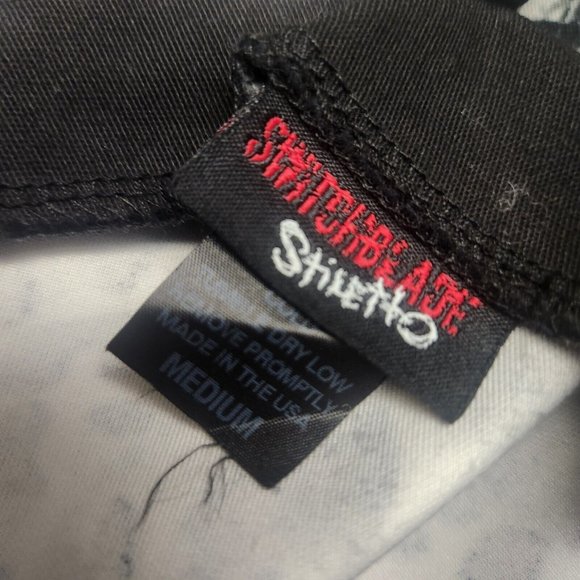 Switchblade Stiletto Animal Print Mob Wife Rockabilly Pinup Bodycon Dress - Picture 8 of 8